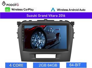 Suzuki Grand Vitara (2016-2024) Android Car Radio 9" 2+64GB Ασύρματο CarPlay & Aσύρματο Android Auto | GPS | EQ | WiFi