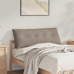 Μαξιλάρι Πλάτης Taupe 120 x 50 cm Ύφασμα Μικροΐνας 42014816