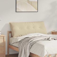 Μαξιλάρι Πλάτης Κρεμ 120 x 50 cm Ύφασμα Μικροΐνας 42014820