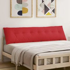 Μαξιλάρι Πλάτης Κόκκινο 200 x 19 x 50 εκ ύφασμα 42014971