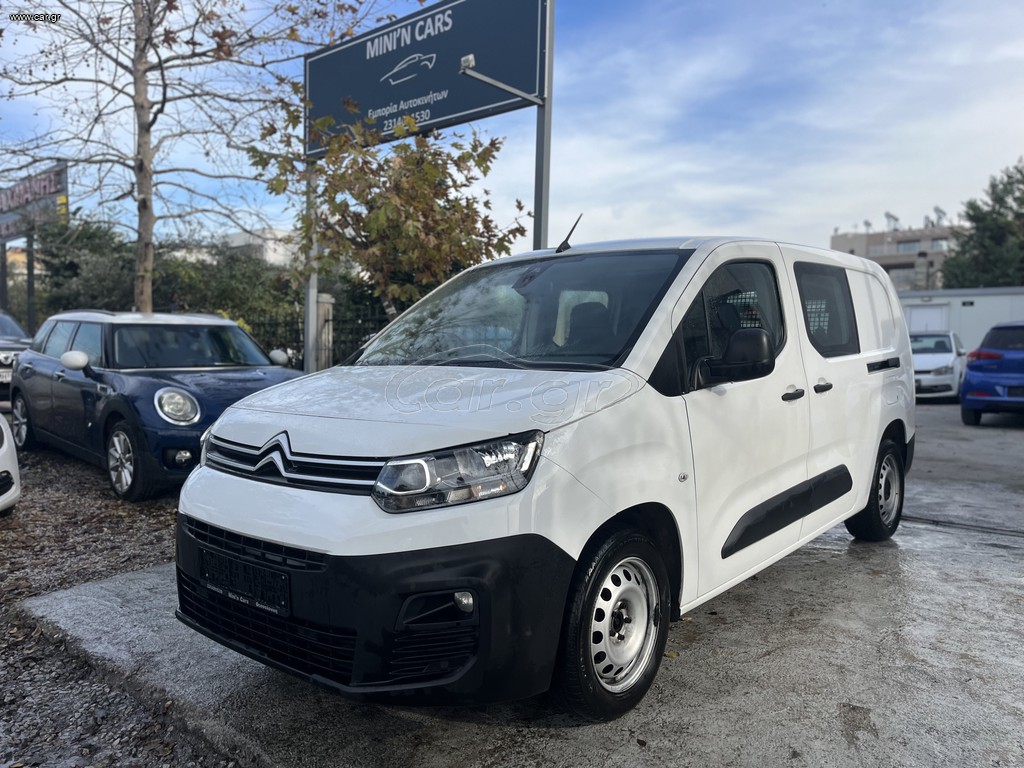 Διπλοκάμπινο Citroen 2021 Berlingo CA XL BLUEHDI 5 θεσεων Ν1
