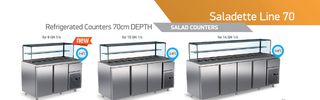 ΨΥΓΕΙΟ ΒΙΤΡΙΝΑ ΣΑΛΑΤΩΝ 1,80Χ0,70Χ1,40 ΥΨΟΣ