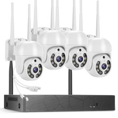 Security Wifi NVR Kit12.5 Inch LCD Monir Wi-fi Camera Kit Camera IP Wireless Cctv Camera Kit Wireless CCTV System