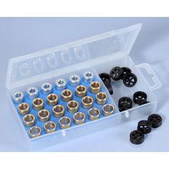 Σετ Κασετινα Μπιλιες Φυγοκεντρικου 15X12 3.5/4/4.5/5 (24Τεμ) 242.401 | Polini
