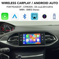 DIGITAL IQ PG 256 CPA (WIRELESS CARPLAY / ANDROID AUTO BOX with 2 CAMERA IN for PEUGEOT - CITROEN - DS mod. 2013-2017) | Pancarshop