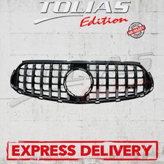 MERCEDES GLC X254 SUV & C254 COUPE SPORT GRILLE Type GT PANAMERICANA FIT TO AMG / ΜΑΣΚΑ ΠΡΟΦΥΛΑΚΤΗΡΑ ΓΙΑ AMG