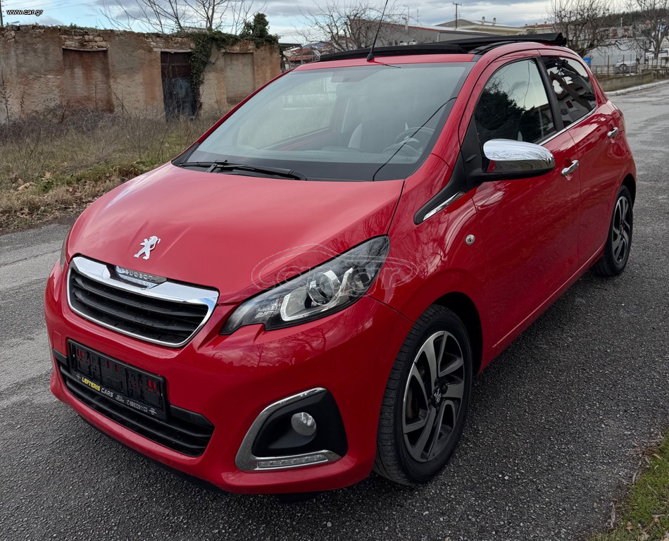 Peugeot 108 2016 1.2cc82hp ALLURE/CABRIO/ΟΘΟΝΗ/CLIMA/CRUISE CONTROL/ΖΑΝΤΕΣEU6
