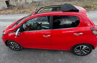 Peugeot 108 2016 1.2cc82hp ALLURE/CABRIO/ΟΘΟΝΗ/CLIMA/CRUISE CONTROL/ΖΑΝΤΕΣEU6-thumb-1