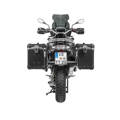 Σετ Βαλίτσες ZEGA Evo X Special System, Ανοδιωμένες Μαύρες 45/45lt, & Βάσεις Ασημί για BMW R1250GS / Adv, R1200GS / Adv LC