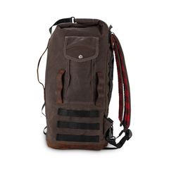 Burly Voyager sissy bar backpack Τσάντα πλάτης / βαλίτσα μοτοσυκλέτας  skroutzdark oak