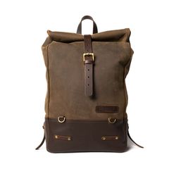 TripMachine Τσάντα πλάτης / βαλίτσα μοτοσυκλέτας Backpack/Saddlebag 15 liter. Tobacco brown