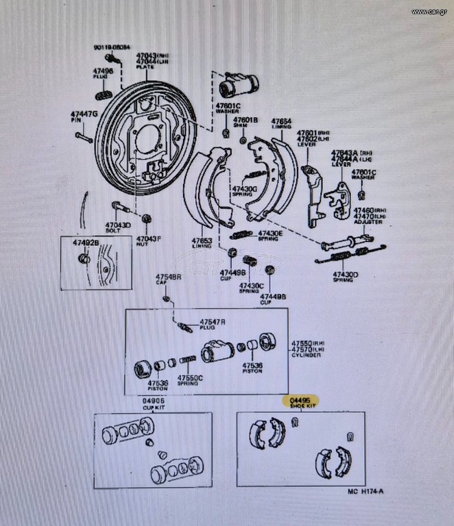 TOYOTA LITEACE KM36 1988-1998 ΣΙΑΓΩΝΕΣ ΓΝΗΣΙΕΣ