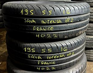 195/55R16 Sava Με/να ελαστικά DOT 4022