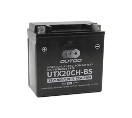 OUTDO UTX20CH-BS – Μπαταρία Μοτοσυκλέτας 12V 18Ah 240A MF για Honda Varadero (YTX20CH-BS)