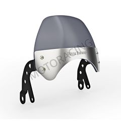 ΖΕΛΑΤΙΝΑ / ΠΑΡΜΠΡΙΖ ROYAL ENFIELD INTERCEPTOR 650 FLYSCREEN ΣΚΟΥΡΟ ΦΙΜΕ ΧΑΜΗΛΟ ΓΝΗΣΙΟ