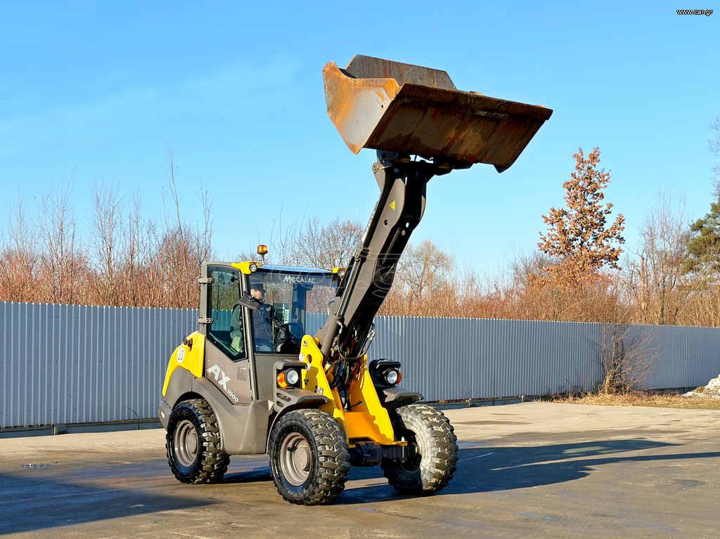 Εκσκαφέας Με Λάστιχα 2012 MECALAC * AHLMANN AX 1000 * WHEEL LOADER * TOP