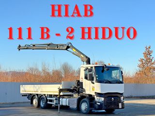 Γερανοί - Φορτηγά Με Γερανό Renault 2015 T 380 * HIAB 111 B - 2 HIDUO * 6x2 * TOP
