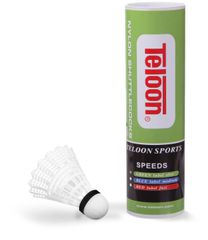 Teloon 42073 Μπαλάκια Badminton Προπόνησης Νάιλον, χαμηλής ταχύτητας (6 τμχ.)