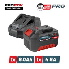 BBP9960 Μπαταρία 6.0Αh & Φορτιστής 4.5Α - 18V - BORMANN PRO (#083641)
