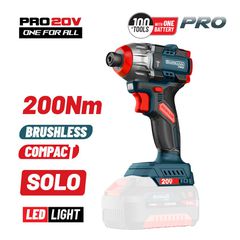 BBP5410 Παλμικό Κατσαβίδι Μπαταρίας 20V (Solo) - SOLO - BORMANN PRO (#083252)