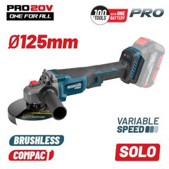 BBP3650 Γωνιακός Τροχός Ρυθμιζόμενος 20V (Solo) - SOLO - BORMANN PRO (#081449)