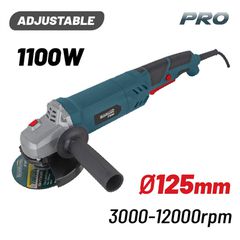 BAG1105 Τροχός Ρυθμιζόμενος Φ125mm 1100W - ΓΩΝΙΑΚΟΙ ΤΡΟΧΟΙ ΜΙΚΡΟΙ ΡΥΘΜΙΖΟΜΕΝΟΙ - BORMANN PRO (#082644)