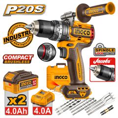 Κρουστικό Δραπανοκατσάβιδο Compact Μπαταρίας 20V Li-Ion 96Nm με Jacobs Τσοκ