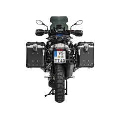 Touratech Σετ Βαλίτσες Zega EVO Ανοδιωμένες Μαύρες 38/ 45lt &amp; Βάσεις Μαύρες για BMW R1250GS, R1250GS Adv, R1200GS LC, R1200GS Adv LC
