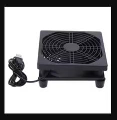 USB Cooling Case Fan  for DVR Xbox TV Box Desktop Router 80mm x 80mm USB με προστατευτικό πλέγμα και USB τροφοδοσία καινούργιο