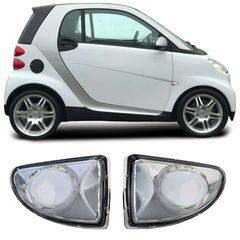 Πλαινά φλας λευκά Smart Fortwo Coupe/Cabrio 451