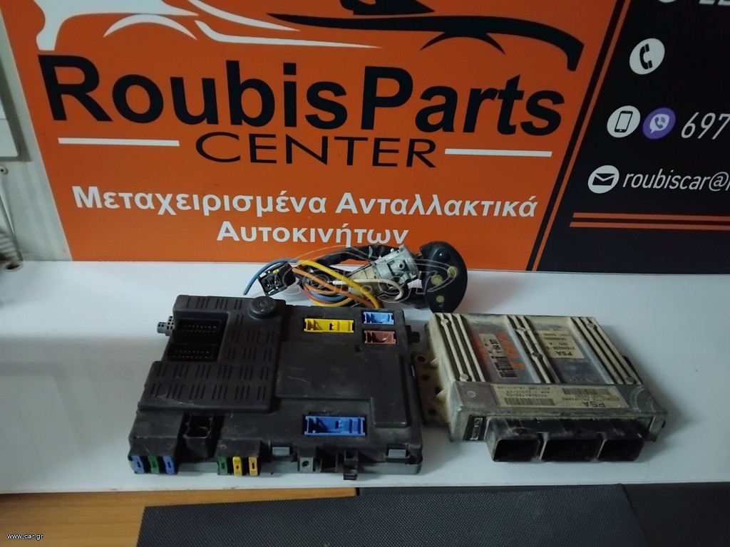 Εγκέφαλος ΣΕΤ ΜΕ ΚΛΕΙΔΙ - IMOBILIZER CITROEN XSARA II SAGEM S2000-29 1.4L - 8V - 75PS KFW 2000 - 2004 9643134580