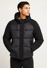 Funky Buddha Ανδρικό puffer μπουφάν με κουκούλα FBM012-032-01