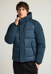 Funky Buddha Ανδρικό puffer μπουφάν με κουκούλα FBM012-032-01