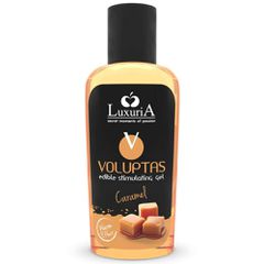 Luxuria Voluptas Edible Stimulating Warming Effect Gel Caramel 100ml