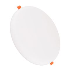 Χωνευτό LED Panel FrameLess Φ22cm 33W 3590lm 180° AC 220-240V IP20 με Σύστημα Ρυθμιζόμενης Τρύπας Κοπής από 3.5εκ έως 20.5εκ - Φ22.2 x Υ2cm Ψυχρό Λευκό 6000K - 3 Years Warranty