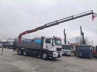 Ανατροπή + Γερανός MAN 2009 TGS 26360 6X4 PK 20002 4 ΥΔΡ + ΚΟΝΤΡΟΛ
