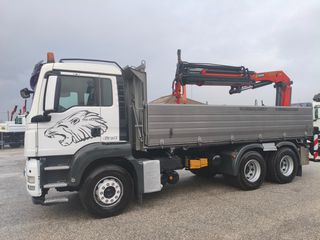Ανατροπή + Γερανός MAN 2009 TGS 26360 6X4 PK 20002 4 ΥΔΡ + ΚΟΝΤΡΟΛ-thumb-9