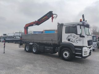 Ανατροπή + Γερανός MAN 2009 TGS 26360 6X4 PK 20002 4 ΥΔΡ + ΚΟΝΤΡΟΛ-thumb-12