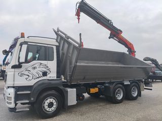 Ανατροπή + Γερανός MAN 2009 TGS 26360 6X4 PK 20002 4 ΥΔΡ + ΚΟΝΤΡΟΛ-thumb-14