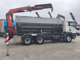 Ανατροπή + Γερανός MAN 2009 TGS 26360 6X4 PK 20002 4 ΥΔΡ + ΚΟΝΤΡΟΛ-thumb-18