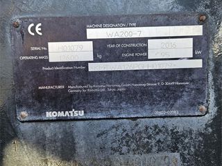 Φορτωτής Με Λάστιχα Komatsu 2016 WA200-7-thumb-10