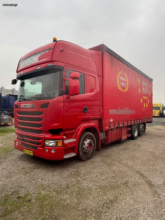 Καρότσα Μουσαμάς Scania 2015 Euro 6