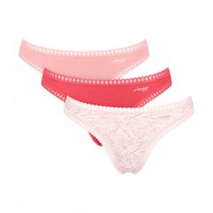 Sloggi Γυναικεία Βαμβακερά Go Crush String C 3 Pack M005