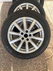 Ζαντολάστιχα PLATIN WHEELS P69 7,5x17 ΕΤ27 5μπούλονα με ελαστικά Goodyear 4εποχών και αισθητήρες πίεσης ελαστικών