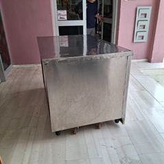 Πάγκος ερμάριο - Παραδοτήριο, 138*87*86 εκ, με συρόμενες πόρτες. Μεταχειρισμένο. Ποιότητα & Τιμή Stockinox-thumb-14