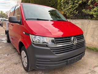 Volkswagen T6 2021 T6.1 New Model 150ps*Διπλοκαμπινο*6Θεσεις*Book Service-thumb-4