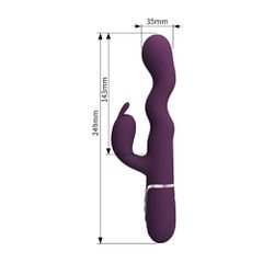 Pretty Love Laursen Rabbit Vibrator Purple II