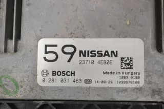 Εγκέφαλος Nissan Qashqai 1.6 DCI R9M 2008-2018 BOSCH 23710-4EB0E 0281031463 1039S76108-thumb-1