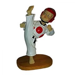 Taekwondo Αγαλματάκι Baby Kick, Red