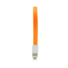 Baku BK-4015 USB Καλώδιο για iPhone-με μαγνήτη 5/5C/5S/6/6+ 20cm πορτοκαλί